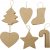 Weihnachtsdekorationen - Pappmaché - 6 Stk Weihnachtsdekorationen - Pappmaché - 6 Stk