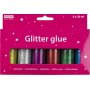 Glitzerkleberflaschen 6P