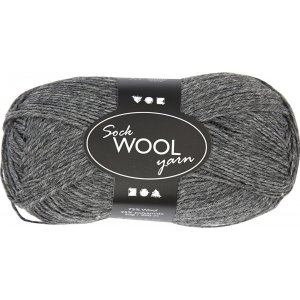 Sockenwolle - Dunkelgrau - 50 g Sockenwolle - Dunkelgrau - 50 g