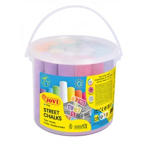 Buntstifte - Jovi - 21 Jumbo-Straßenmalstifte in verschiedenen Farben Buntstifte - Jovi - 21 Jumbo-Straßenmalstifte in verschiedenen Farben