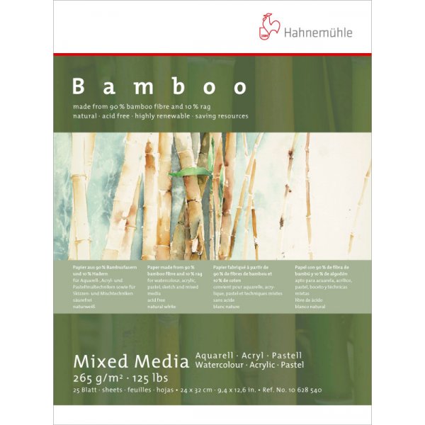 Mixed-Media-Block Hahnemhle Bambus 265g