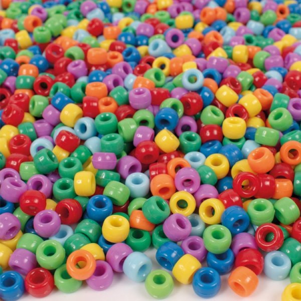 Kongoperlen Regenbogen  9 mm, 1000 Stk