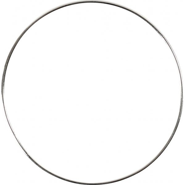 Metallring - Silber - 7 cm - 10 Stk