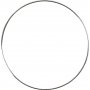 Metallring - Silber - 7 cm - 10 Stk