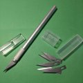 Kundenbild Skalpell aus Aluminium Standard - inkl. 5 Messerklingen