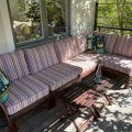 Kundenbild Markisenstoff und Dekostoff Toldo Stripes - Mischfarbe Silja 1 - 160 cm