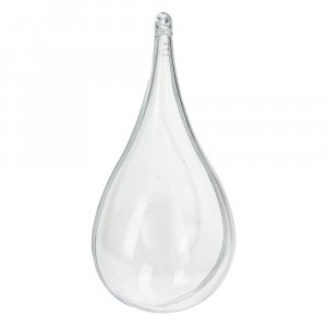 Kunststofftropfen 110 mm - 20er-Pack - glasklar teilbar (PS) Kunststofftropfen 110 mm - 20er-Pack - glasklar teilbar (PS)