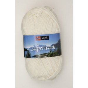 Viking Garn Superwash 50g - Weiß (101) Viking Garn Superwash 50g - Weiß (101)