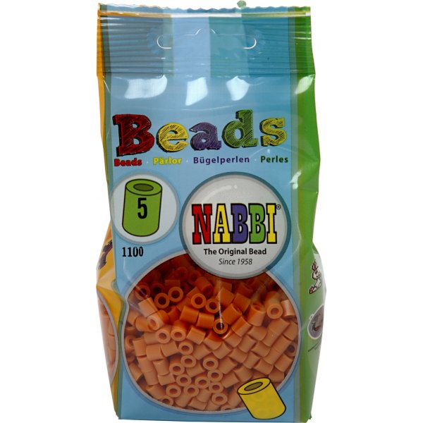 Rhrenperlen - Karamellbraun (32254) - mittel - 1100 Stk