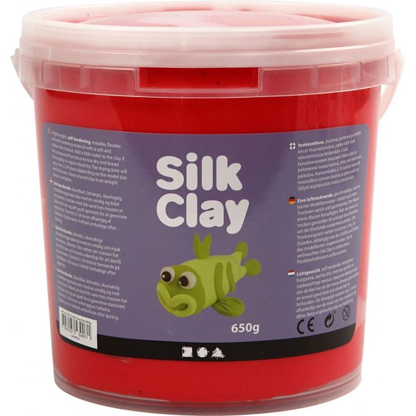 Silk Clay - rot - 650 g