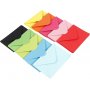 Umschlag - gemischte Farben - 11,5 x 16 cm - 10 x 10 Stk