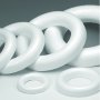 Styroporring mit flacher Rckseite  120 mm