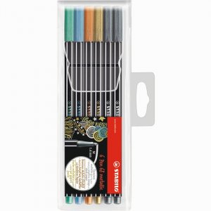 Fasermaler Pen 68 6er-Pack - Metallic Fasermaler Pen 68 6er-Pack - Metallic