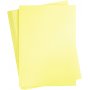Farbiger Karton - hellgelb - A2 - 180 g - 100 Blatt