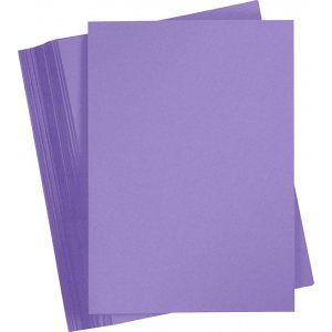 Farbiger Karton - Lila - A4 - 180 g - 100 Blatt Farbiger Karton - Lila - A4 - 180 g - 100 Blatt