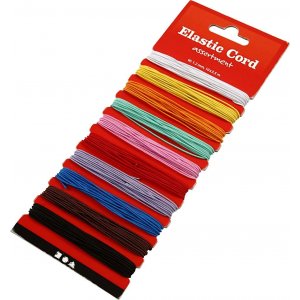 Elastische Kordel - 1 mm - gemischte Farben - 10 x 3,5 m Elastische Kordel - 1 mm - gemischte Farben - 10 x 3,5 m