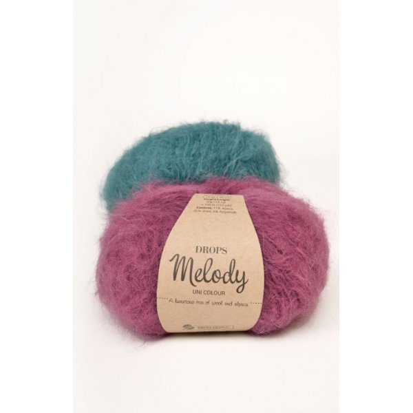 Drops Melody Garn - 50 g (Mohair-Effekt) Drops Melody Garn - 50 g (Mohair-Effekt)