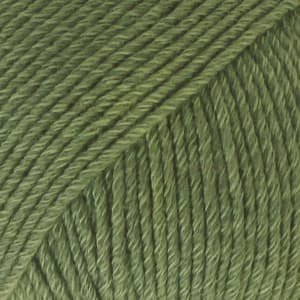 DROPS Cotton Merino Uni Color Garn - 50 g - Waldgrün (11) DROPS Cotton Merino Uni Color Garn - 50 g - Waldgrün (11)