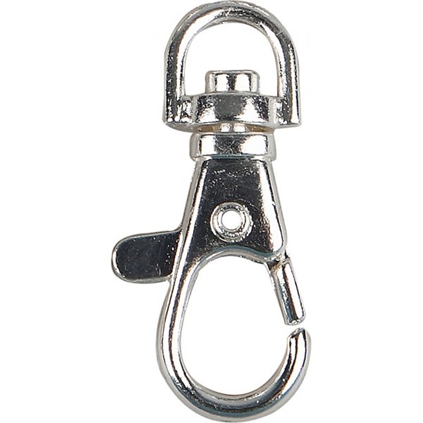 Karabiner - versilbert - 15 Stk