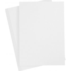 Farbiger Karton - weiß - A4 - 180 g - 20 Blatt Farbiger Karton - weiß - A4 - 180 g - 20 Blatt