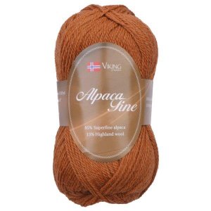 Wikingergarn Alpaka Fein 50g - Braun (653) Wikingergarn Alpaka Fein 50g - Braun (653)