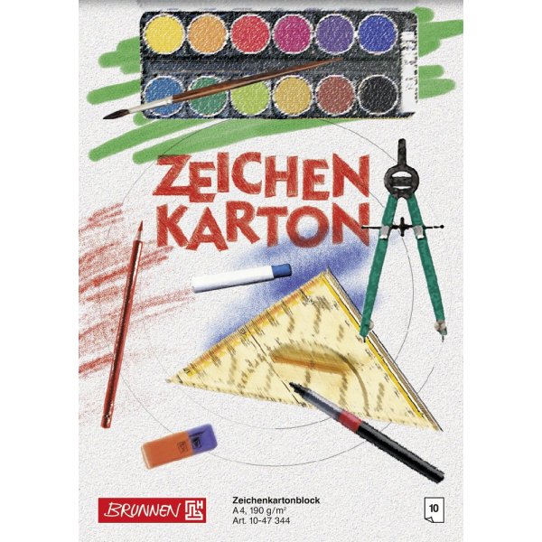 Zeichenblock - A4 190g (10 Seiten)