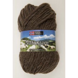 Wikingergarn Naturgarn 50g - Braungrau (608) Wikingergarn Naturgarn 50g - Braungrau (608)