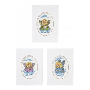 Stickset Karten - Engel 3er-Pack Stickset Karten - Engel 3er-Pack