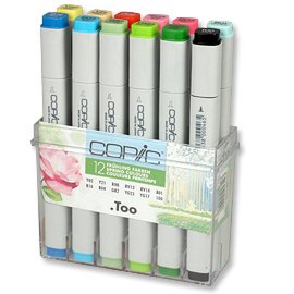 Copic Marker-Set - 12 Stifte - Frhlingsfarben