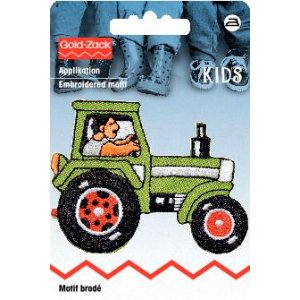 Stoffmarke Traktor grün Stoffmarke Traktor grün