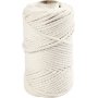 Makramee-Garn - gebrochenes Wei - 4 mm - 55 m