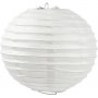 Papierlampe - wei - Rund - 35 cm