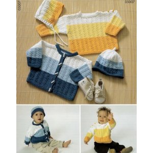 Strickanleitung - Muster gestricktes Babyset Strickanleitung - Muster gestricktes Babyset