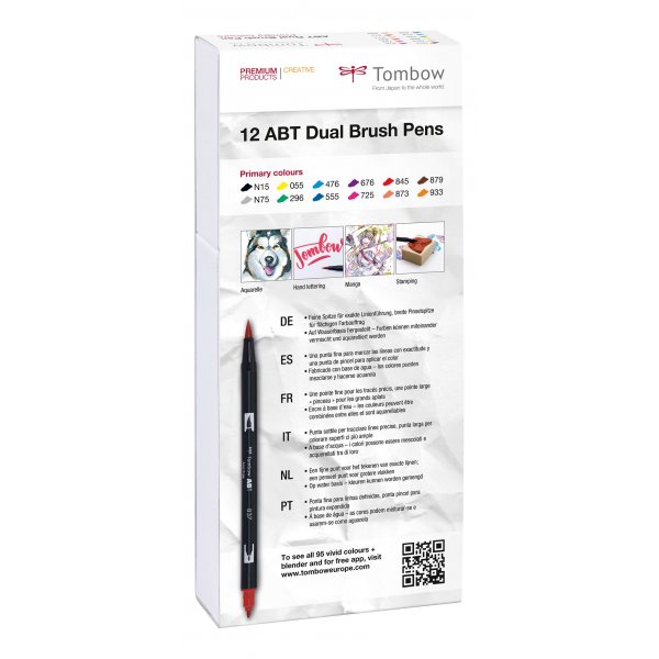 Tombow ABT Dual Brush 12er-Pack Basic