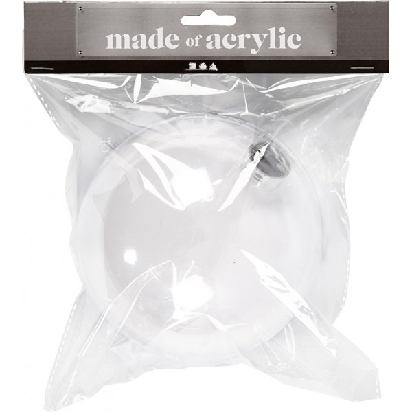 Dekokugel - transparent - 13,6 cm