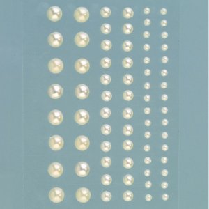Halbperlen Acryl selbstklebend 3 5 7 mm - Cremeperle 72er-Pack rund Halbperlen Acryl selbstklebend 3 5 7 mm - Cremeperle 72er-Pack rund