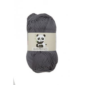 Wikingergarn Bambino 50g - Grau (415) Wikingergarn Bambino 50g - Grau (415)