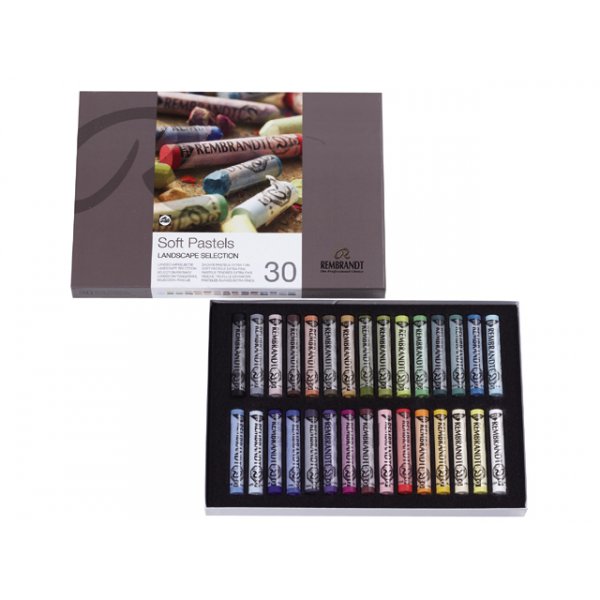 Weiche Pastelllandschaft - 30 Stk