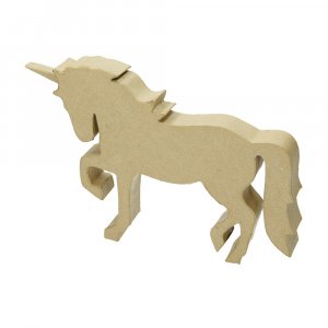 Bastelrahmen Einhorn-Silhouette - 28x19x3 cm Bastelrahmen Einhorn-Silhouette - 28x19x3 cm