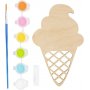 Mini-DIY-Kit Farbe, gemischte Farben, Glaskegel