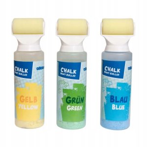 Kreiderollen, 3er-Pack, Schaumstoff, mehrfarbig - Alldoro Kreiderollen, 3er-Pack, Schaumstoff, mehrfarbig - Alldoro
