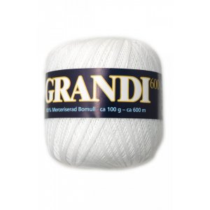 Grandi-Garn - 100g - Weiß (1101) Grandi-Garn - 100g - Weiß (1101)