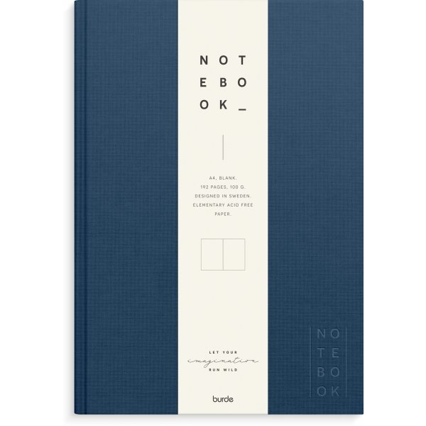Notizbuch - Textil - Unliniert A4