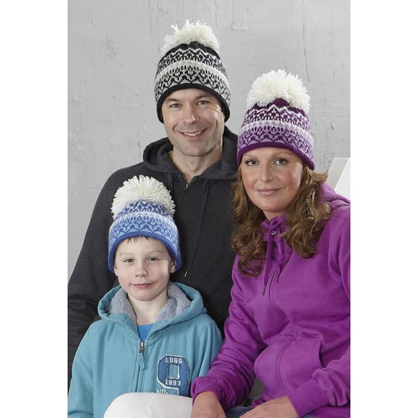 Strickanleitung - Sportmtzen fr die ganze Familie