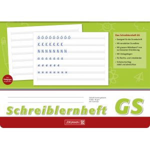 Notizbuch - Schreibstil A4 - horizontal liniert Notizbuch - Schreibstil A4 - horizontal liniert