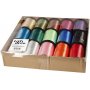 Geschenkkordel - gemischte Farben - glnzend - 15 x 250 m