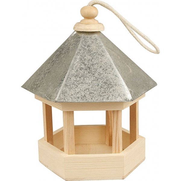 Vogelhuschen mit Zinkdach