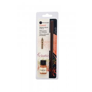 Kalligraphie-Rundhandfeder - Halter und Tinte Kalligraphie-Rundhandfeder - Halter und Tinte