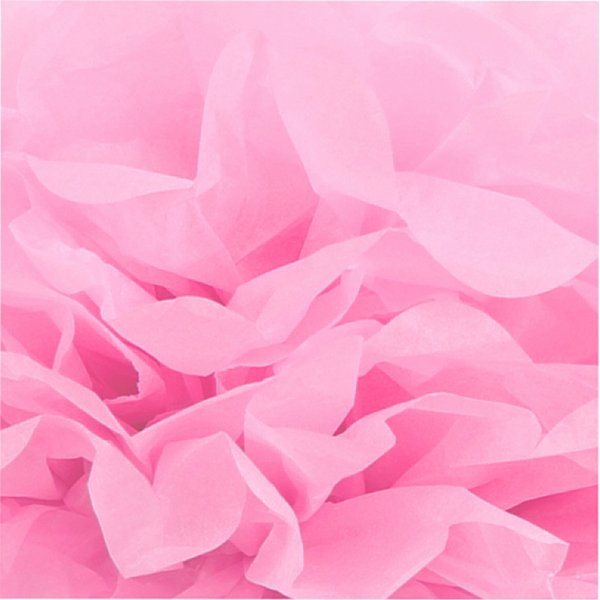 Papierpompons - hellrot - 3 Stk