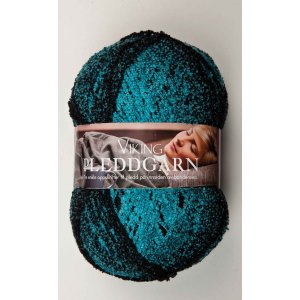 Wikingergarn Karogarn 350g - Türkis/Schwarz (729) Wikingergarn Karogarn 350g - Türkis/Schwarz (729)